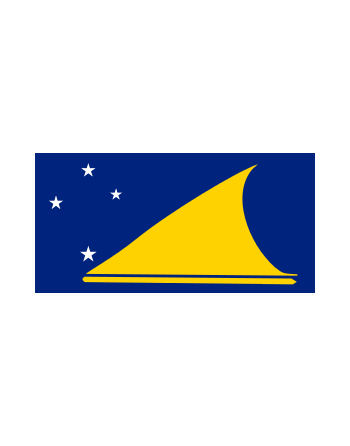 Aufnäher Nationalflagge Tokelau mit Thermokleber