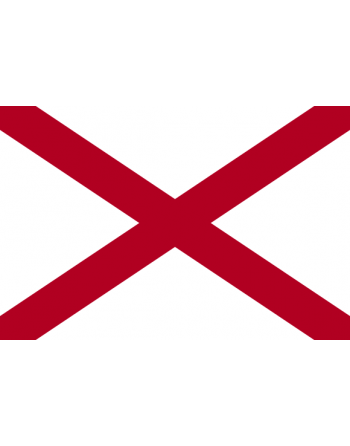 Parche bandera Alabama