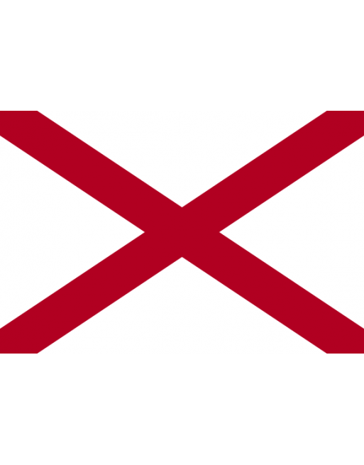 Patch Bandiera Alabama termoadesive