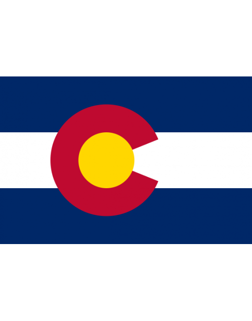 Patch Bandiera Colorado termoadesive