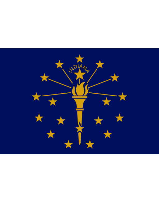 Patch Bandiera Indiana termoadesive