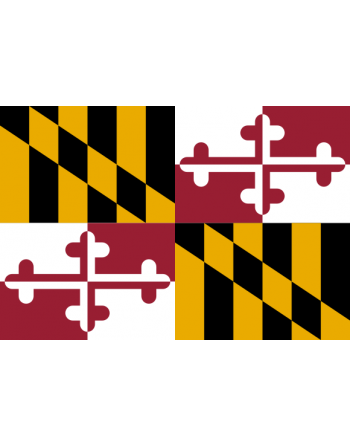 Patch Bandiera Maryland termoadesive