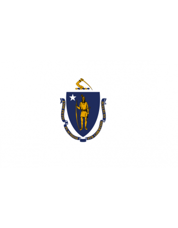 Patch Bandiera Massachusetts termoadesive