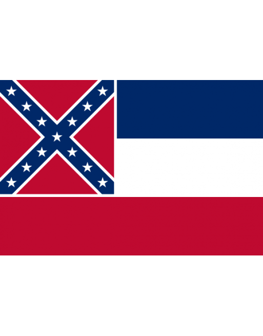 Patch Bandiera Mississippi termoadesive