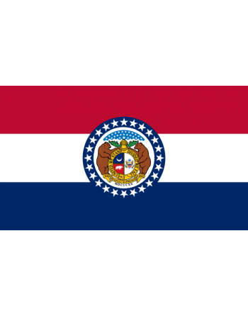 Patch Bandiera Missouri termoadesive