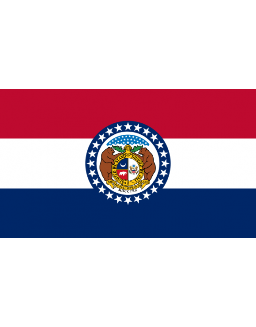 Patch Bandiera Missouri termoadesive