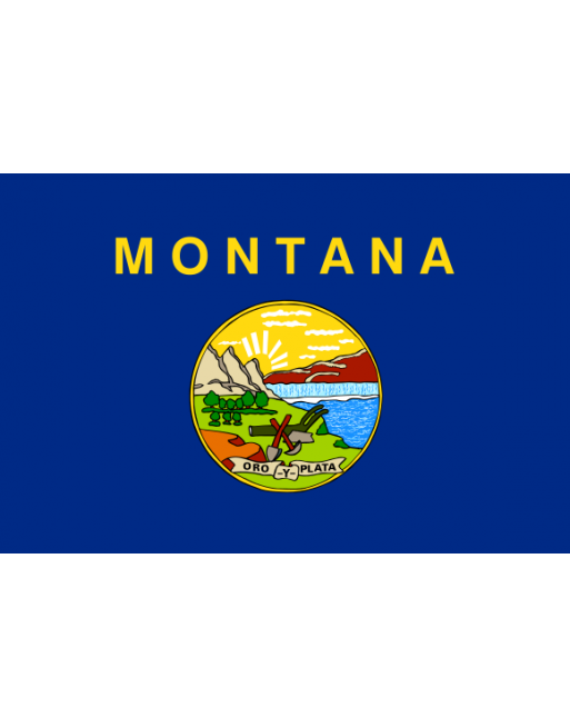 Patch Bandiera Montana termoadesive