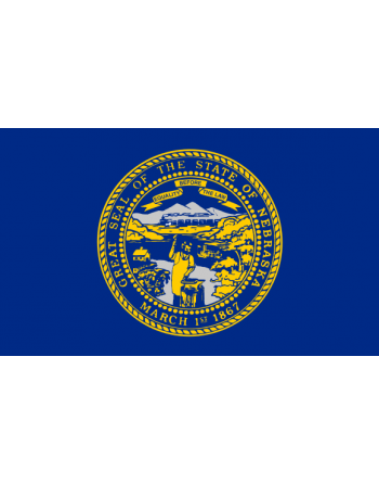 Écussons Drapeaux Nebraska thermocollant