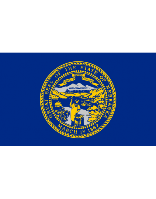 Patch Bandiera Nebraska termoadesive