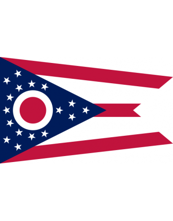 Patch Bandiera Ohio termoadesive