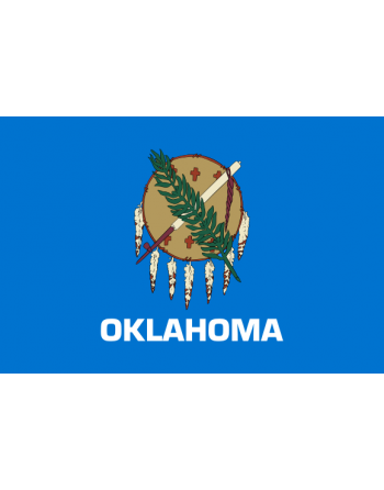 Patch Bandiera Oklahoma termoadesive