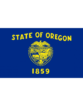 Patch Bandiera Oregon termoadesive