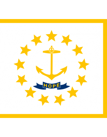 Patch Bandiera Rhode Island termoadesive