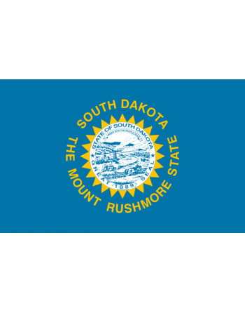 Patch Bandiera South Dakota termoadesive