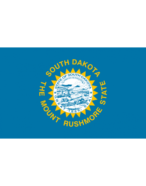 Patch Bandiera South Dakota termoadesive