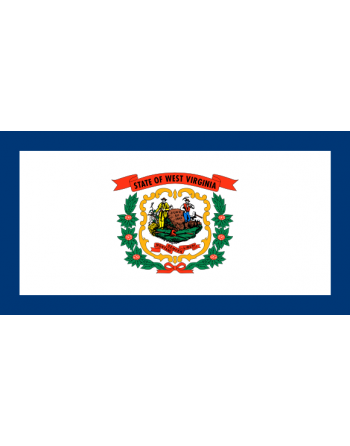 Patch Bandiera West Virginia termoadesive
