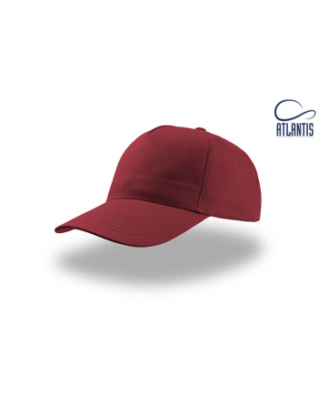 Bordeaux Werbekappe mit Visier, unisex und personalisiert mit Stickerei für Firmen, Sport und Events