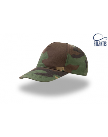 Militärgrün Werbekappe mit Visier, unisex und personalisiert mit Stickerei für Firmen, Sport und Events