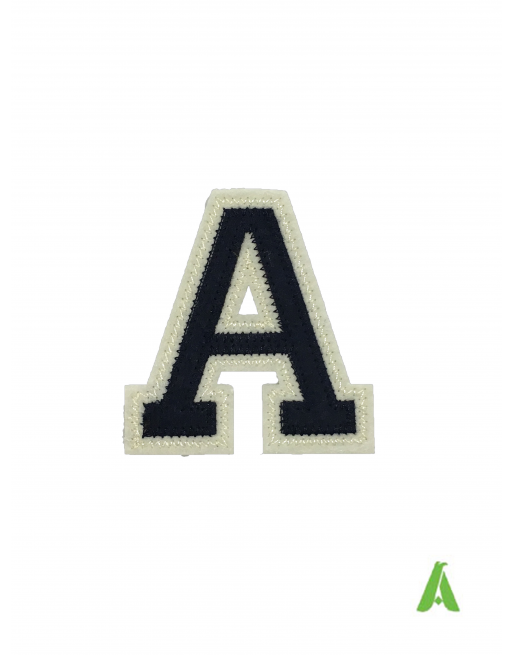 Letras del alfabeto termoadhesivas y costura para ropa de |Arem Italia