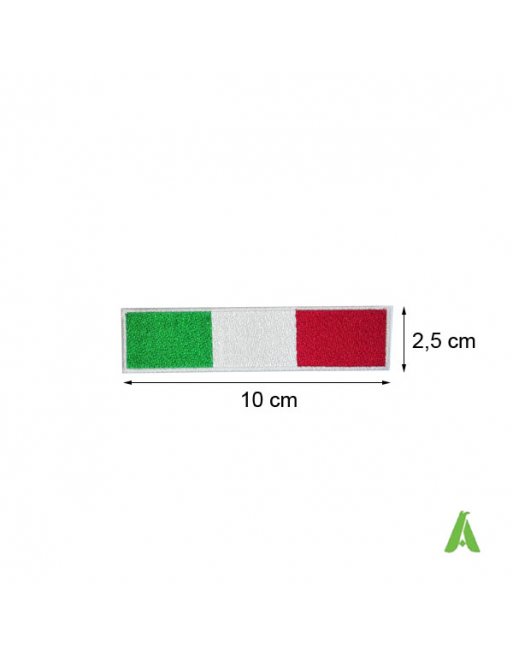Italienische Flagge Thermokleber und Nähen von |Arem Italia