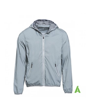 Reflektierende Jacke mit hoher Sichtbarkeit und Stickerei für Unternehmen, Arbeit und Sport