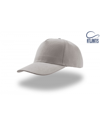 Grey Unisex custom hat with 3D embossed embroidered logo for promotions, advertising and companies.
