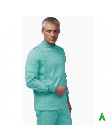 Abrigo médico unisex personalizable con estampado o bordado 100% algodón