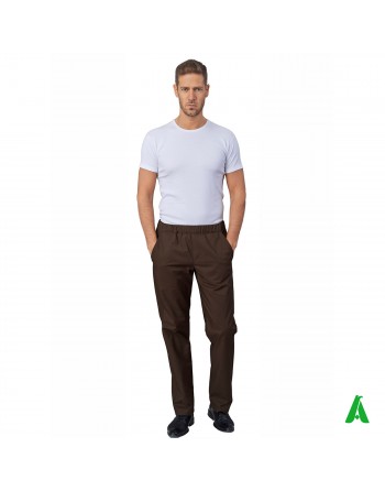 Long doctor's trousers, customizable with print or embroidery