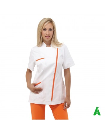 Túnica de doctora personalizable con estampado o bordado 100% algodón