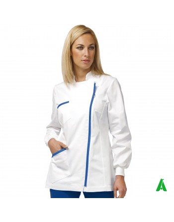 Túnica de doctora personalizable con estampado o bordado 100% algodón