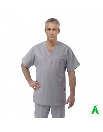 Manteau médical unisexe personnalisable avec impression ou broderie 100% coton