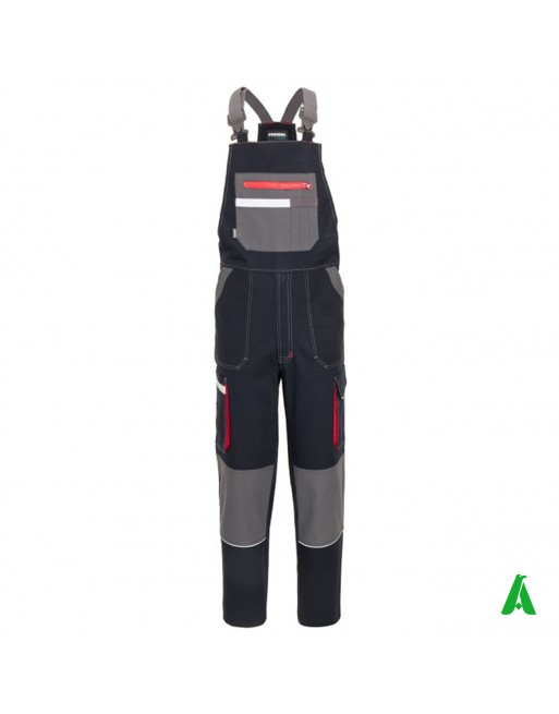 Pettorina Rifrangente UltraFlex A50228 personalizzabile con ricamo e stampa colore nero