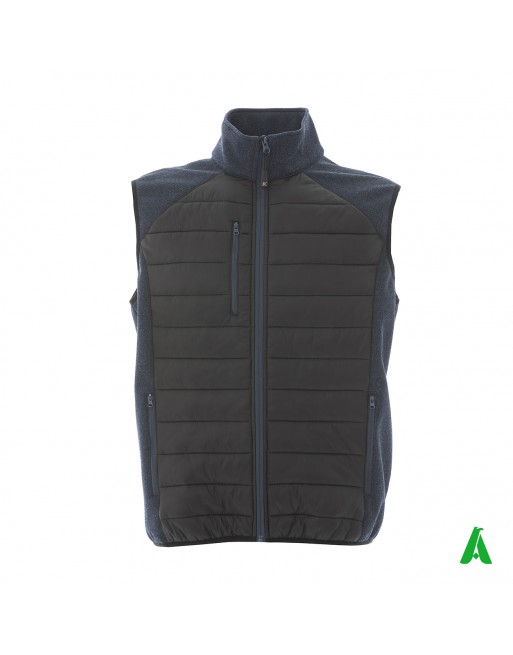 Gilet impermeabile e traspirante per industrie, dipendenti e operai, personalizzabile con ricamo o stampa, colore blu