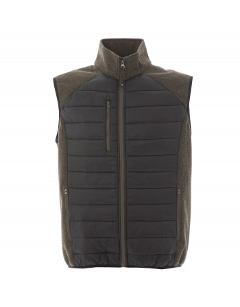 Gilet impermeabile e traspirante per industrie, dipendenti e operai, personalizzabile con ricamo o stampa, colore nero