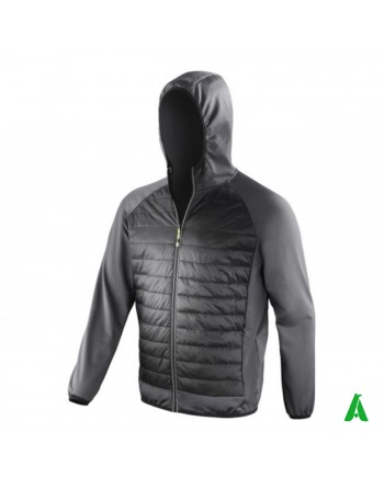 Giacca tecnica con zip, impermeabile e traspirante con ricamo personalizzato per sportivi
